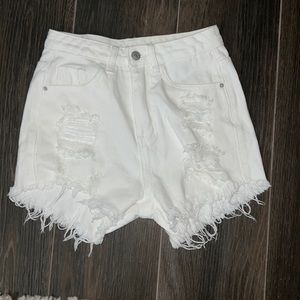 Shein high waisted shorts while size XS